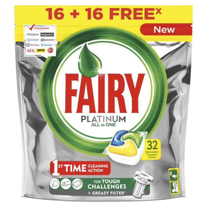 Detergente pastillas fairy platium